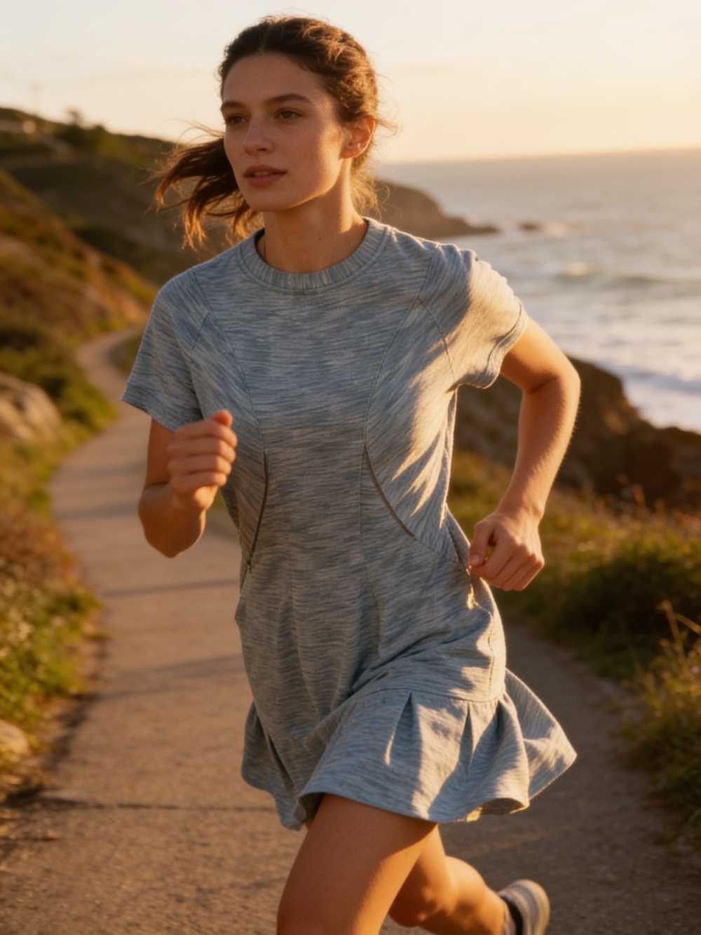 Under Armour Heathered Green Short Sleeve Athletic Tee